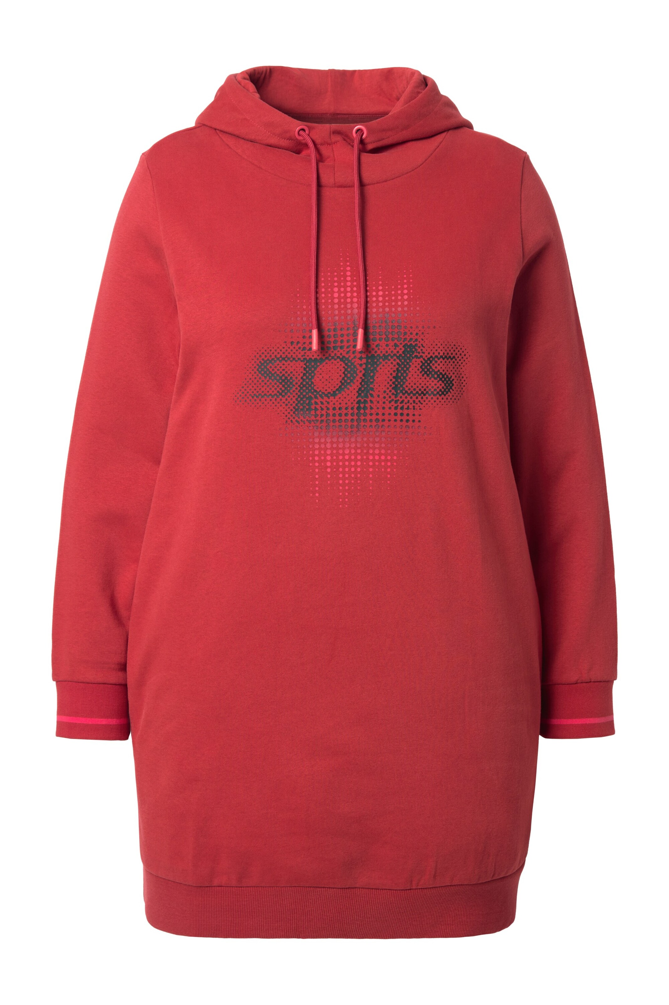 Sweat-shirt Ulla Popken en rouge : devant
