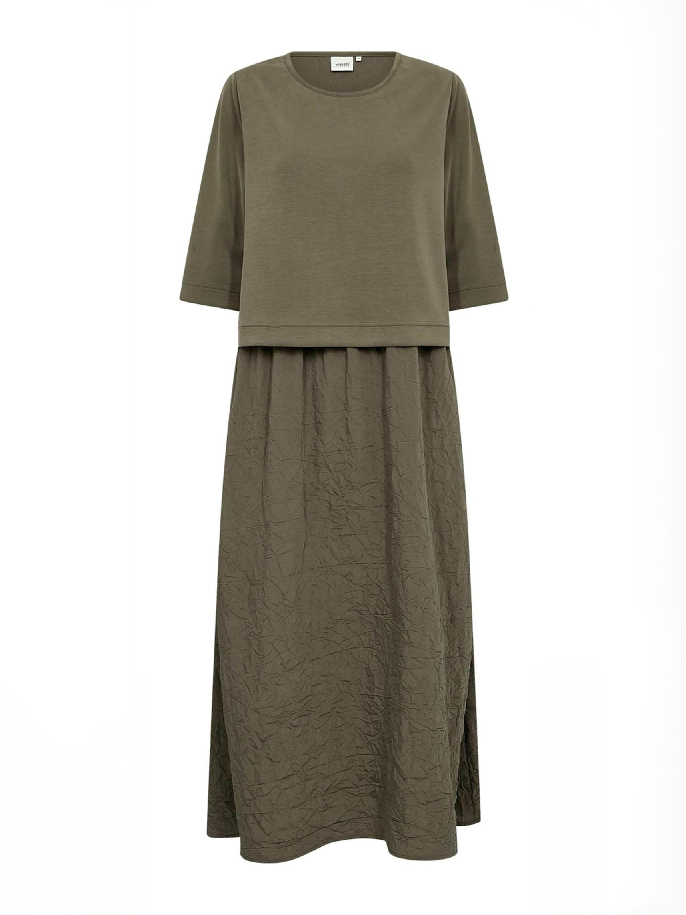Rochie ' WA-ANIA ' de la Wasabi Concept pe verde: față