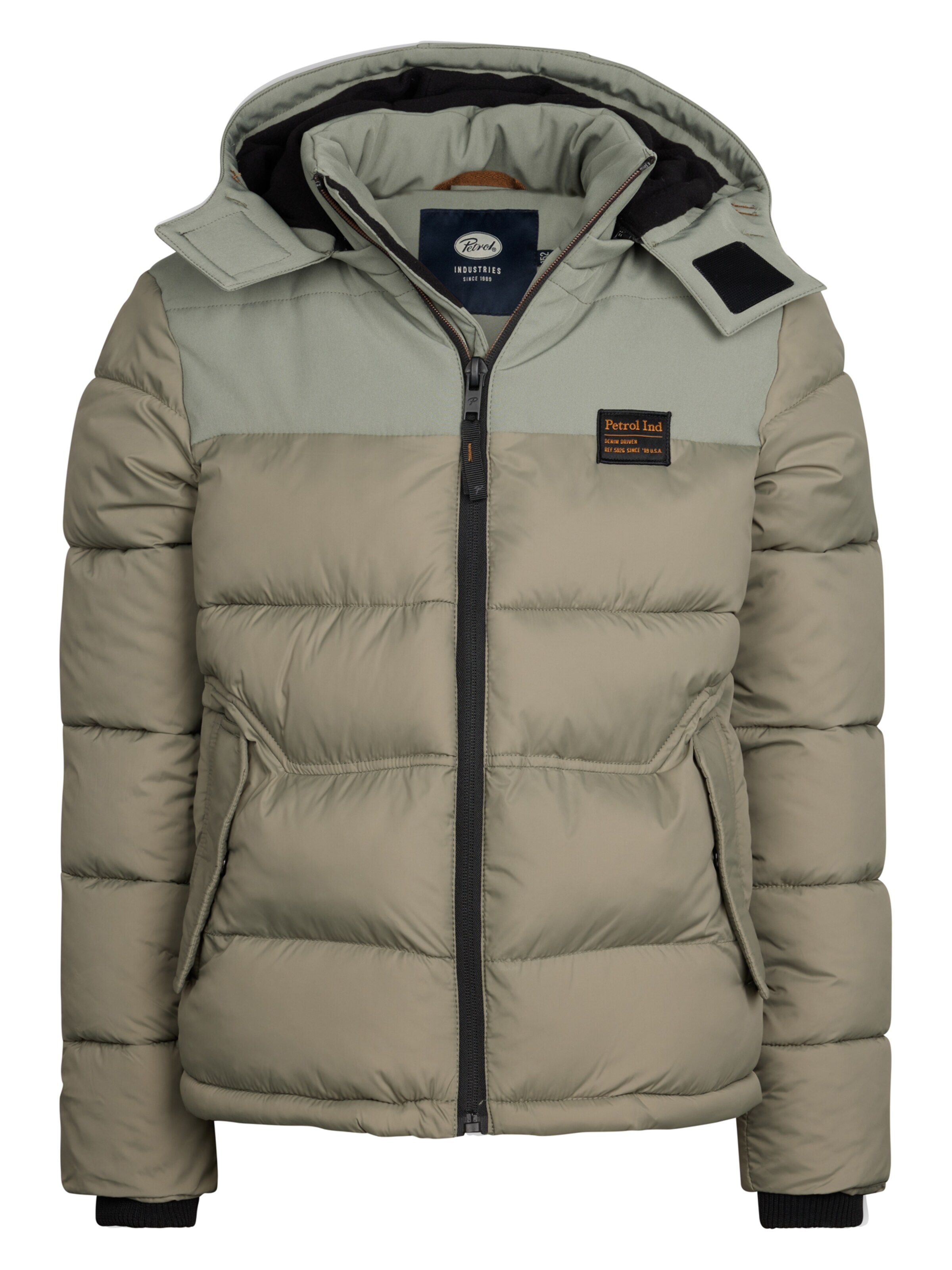 Petrol Industries Between-season jacket 'Wasatch' in Grey: front