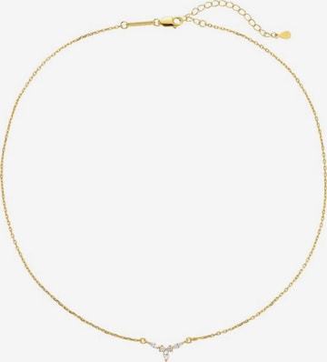 Chaîne 'Crown Spark' Hey Happiness en or : devant