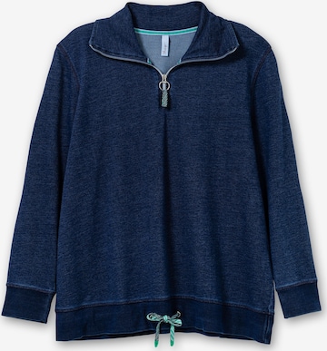 SHEEGO Sweatshirt in Blue: front