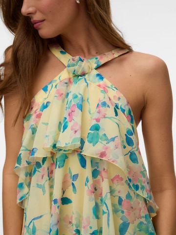 VERO MODA Cocktailjurk 'VMFELICIA' in Geel