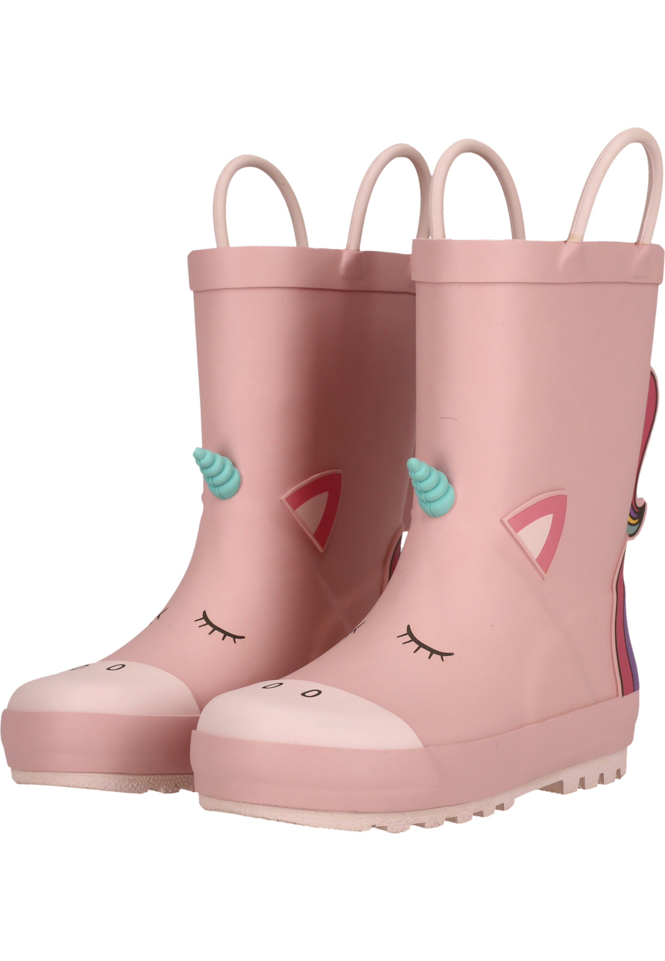 ZigZag Rubber Boots 'Rook' in Pink