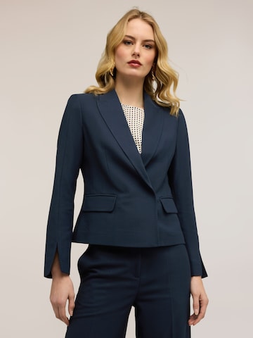 Blazer MOTIVI en bleu : devant