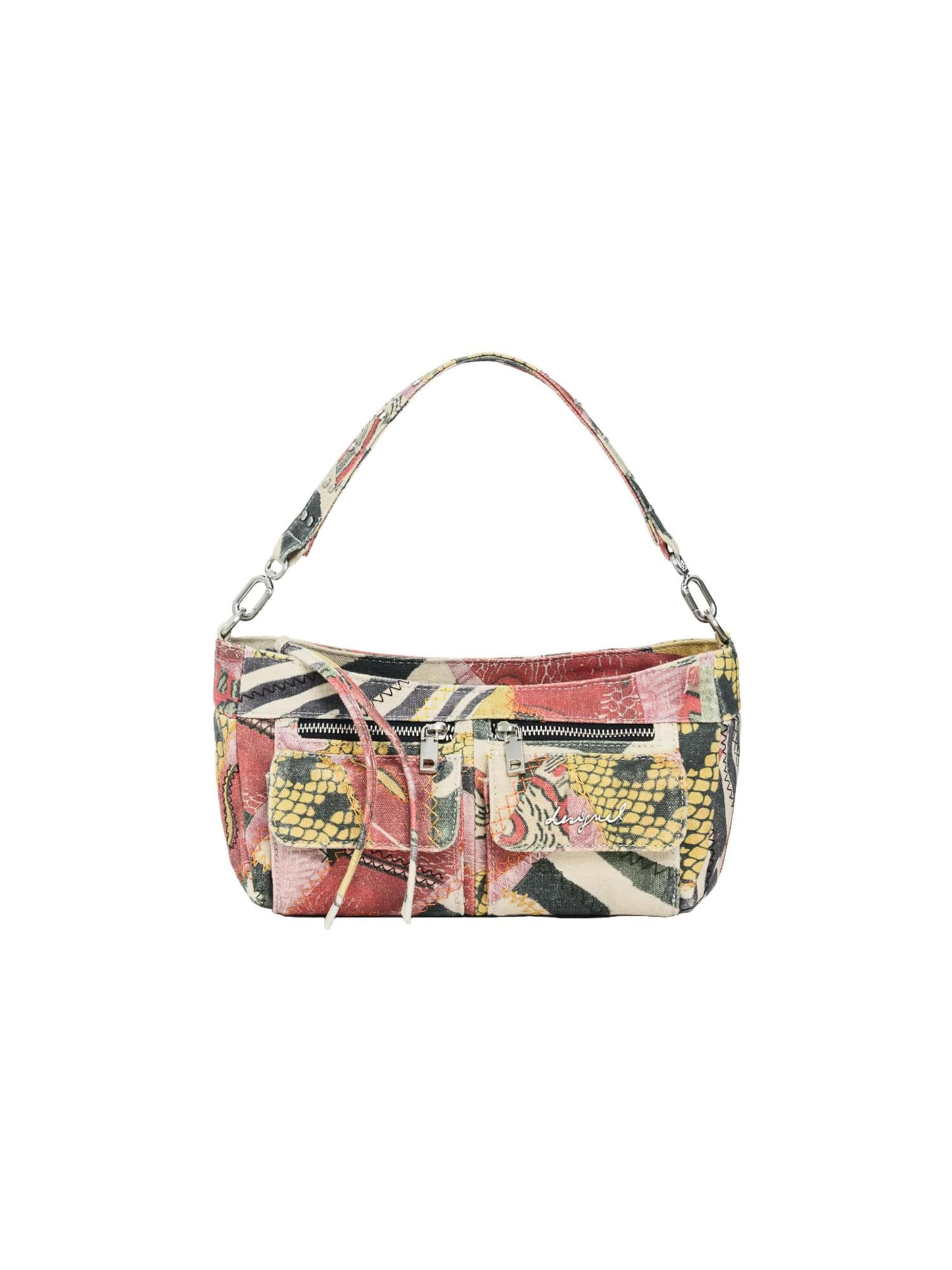 Desigual Torba za čez ramo | roza barva: sprednja stran