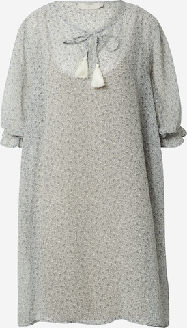 Robe 'Kinia' Cream en bleu : devant