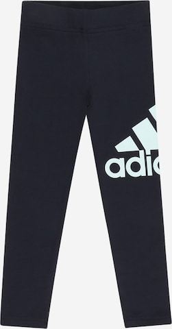 ADIDAS SPORTSWEAR Workout Pants 'Essentials' in Blue: front