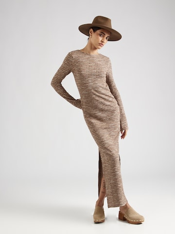 VERO MODA Knit dress 'KATE' in Brown