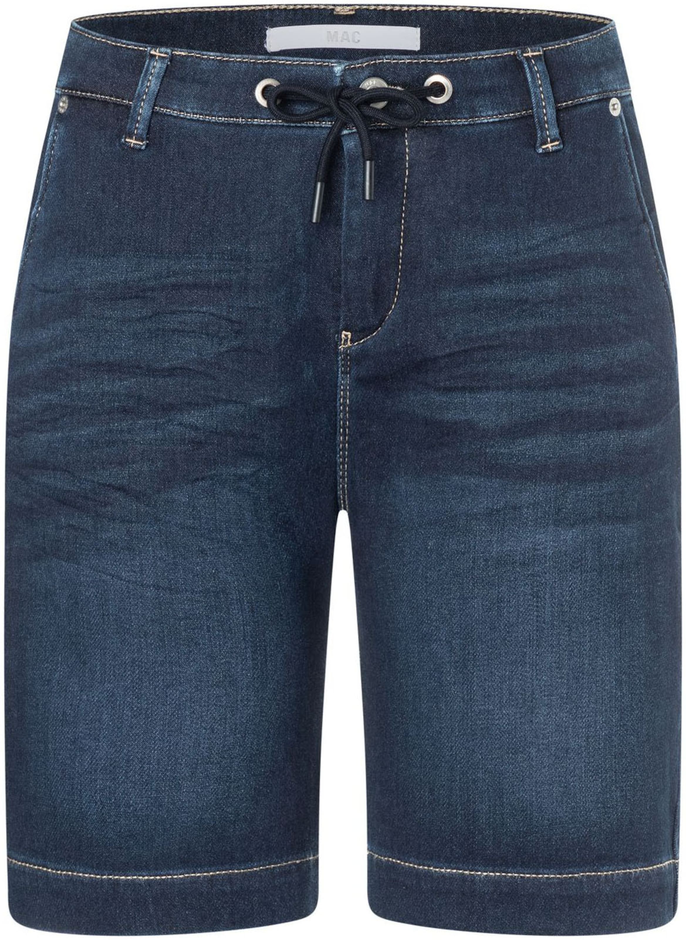 MAC Shorts in Blau: Vorderseite
