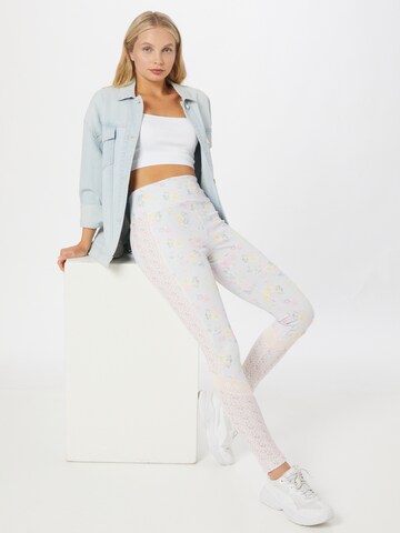 River Island Skinny Leggings in Blauw