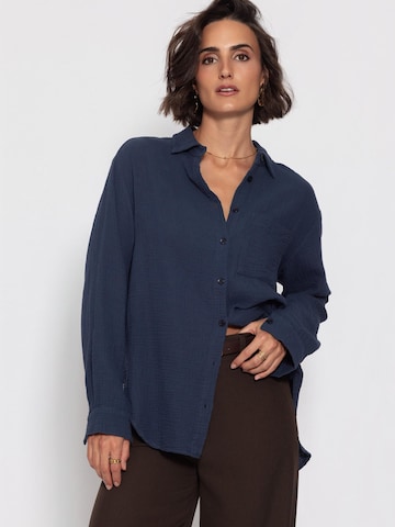 SASSYCLASSY Bluse‌‌‌‌‌‌‌‌‌‌ in Blau