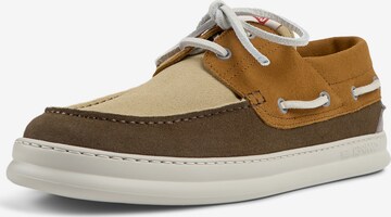 CAMPER Mocassins ' Runner Four Twins ' in Bruin: voorkant