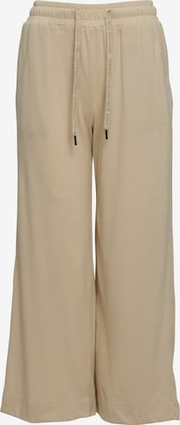 mazine Široke hlačnice Hlače 'Chilly' | bela barva: sprednja stran