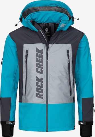 Rock Creek Funktionsjacke in Blau: Vorderseite