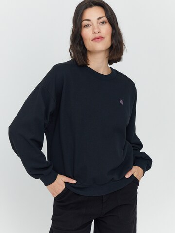 mazine Sweatshirt 'Monica' in Black: front