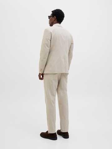 JACK & JONES Slim fit Trousers with creases 'JPRStan' in Grey