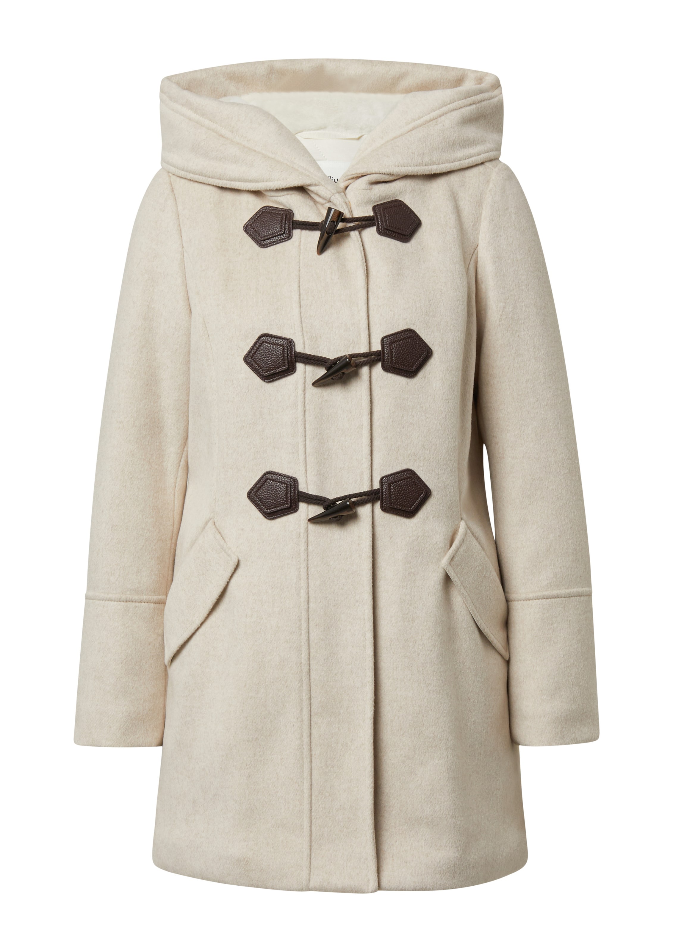 s.Oliver Χειμερινό παλτό σε μπεζ: μπροστά