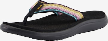 TEVA T-Bar Sandals 'VOYA' in Black: front