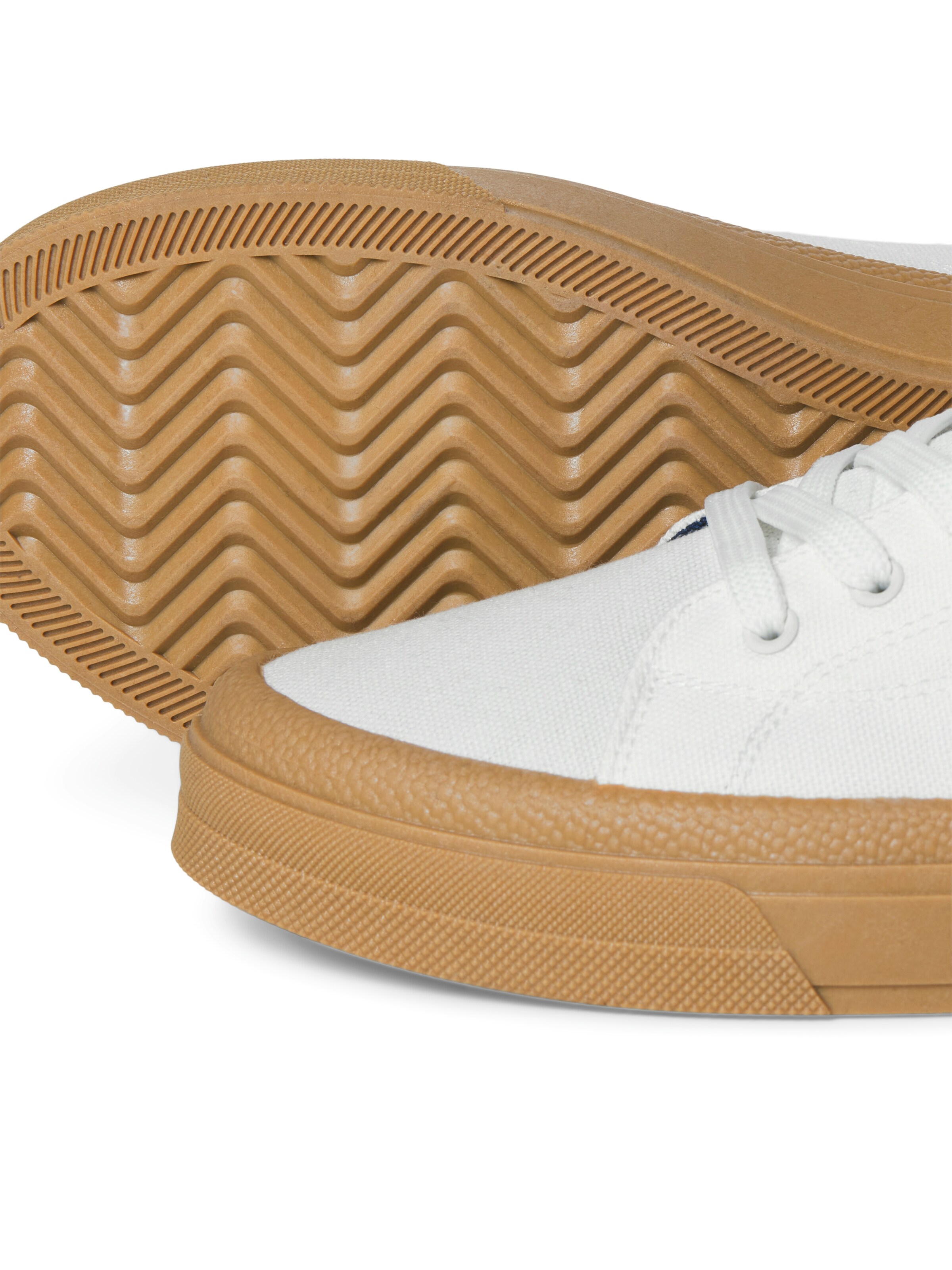 Baskets basses 'JFWBayswater' JACK & JONES en blanc