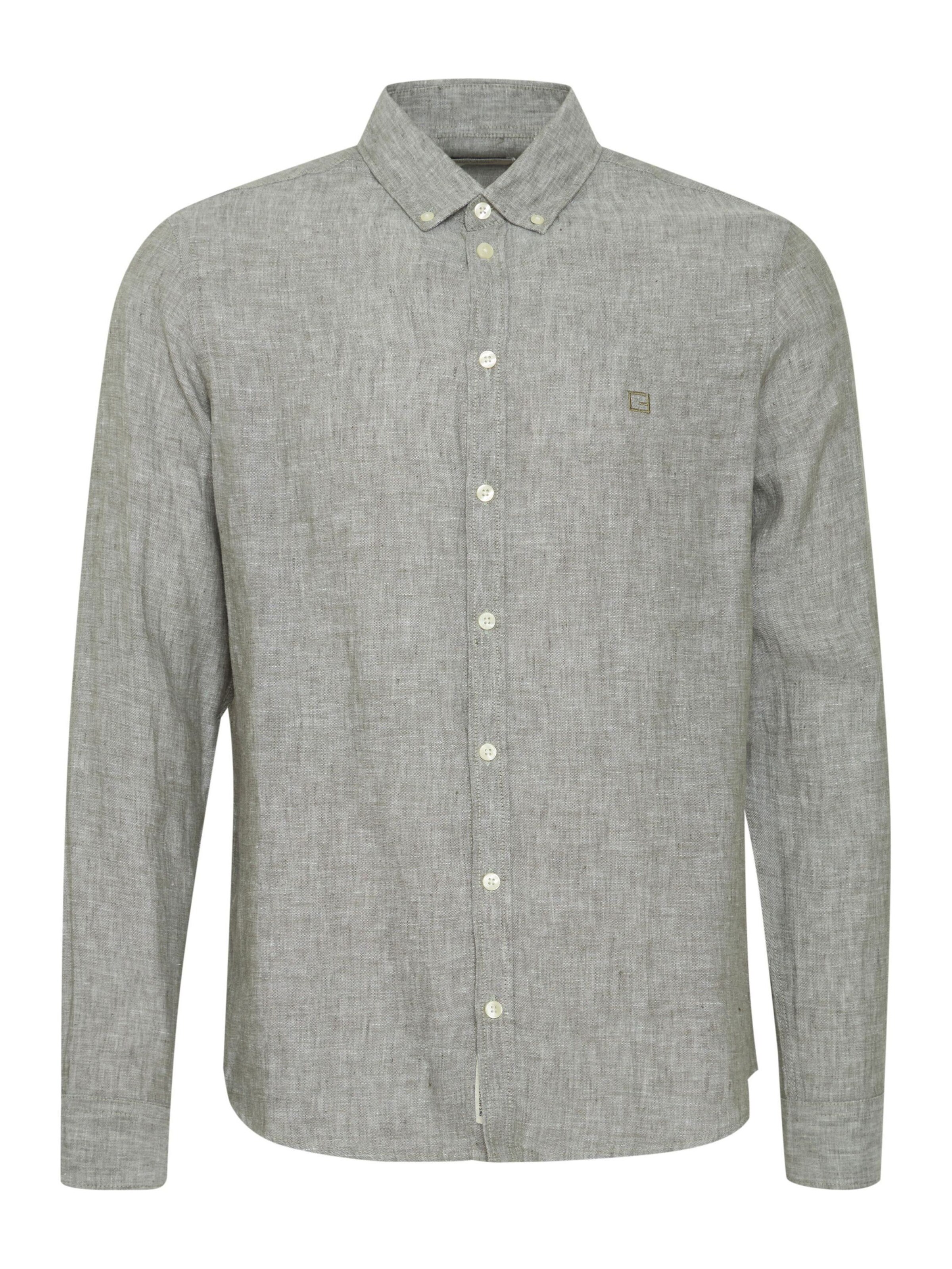 Casual Friday Overhemd 'ANTON' in Grijs: voorkant
