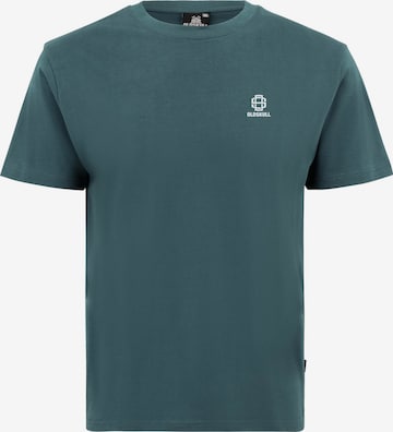 Oldskull T-Shirt 'Basic Oldskull 25' in Blau: Vorderseite