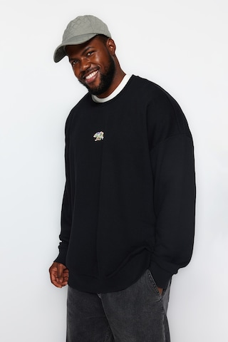 Trendyol - Sudadera en negro: frente