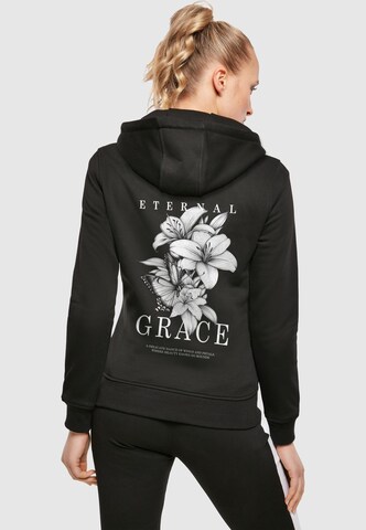 Merchcode Sweatshirt 'Eternal Grace' in Schwarz: Vorderseite