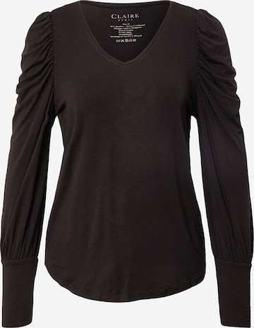 Claire - Camiseta 'Ayla' en negro: frente