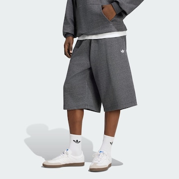 ADIDAS ORIGINALS Baggy Trousers 'Trefoil Essentials ' in Grey: front