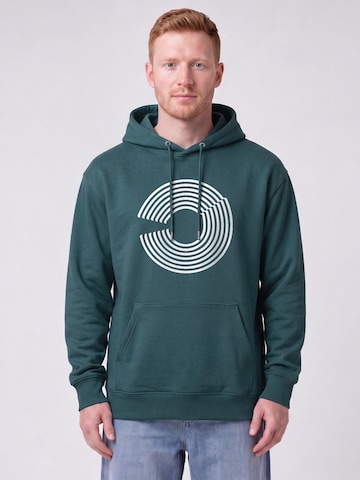 Sweat-shirt 'Abstract 01' Watapparel en bleu : devant
