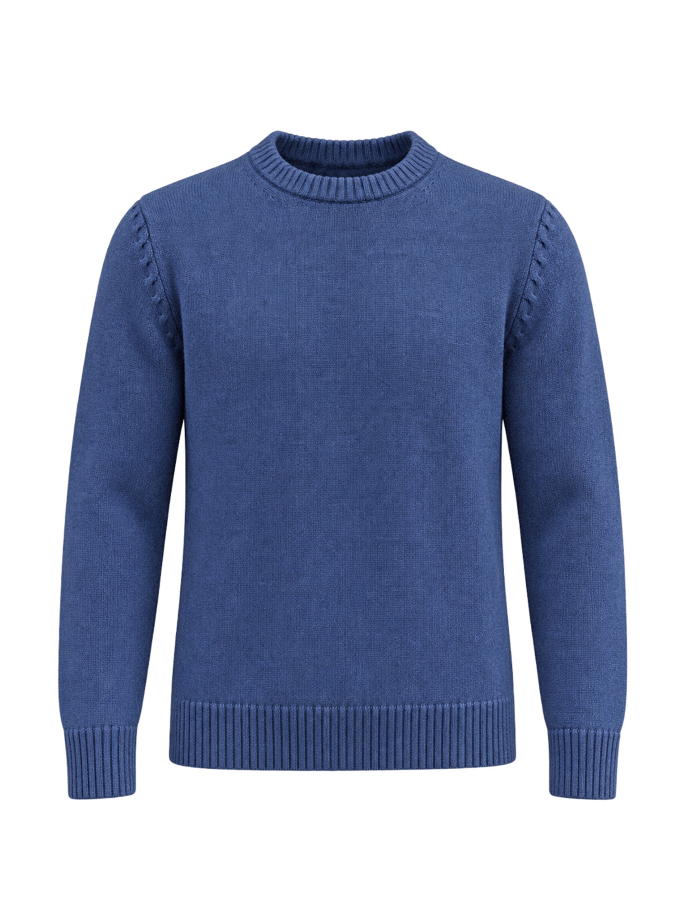 Vestes en maille Il Lanificio en bleu : devant