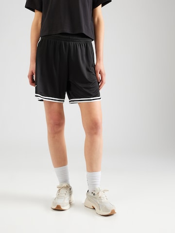 regular Pantaloni sportivi 'Hoops Team' di PUMA in nero: frontale