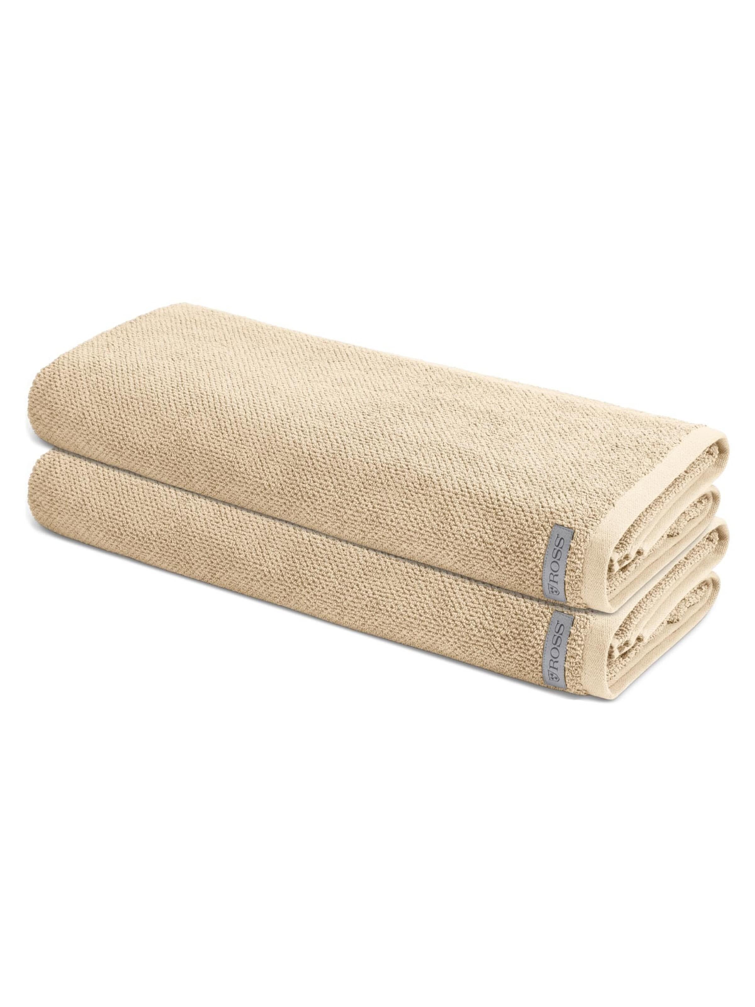 ROSS Handtuch 'Selection'‌ in Beige: Vorderseite