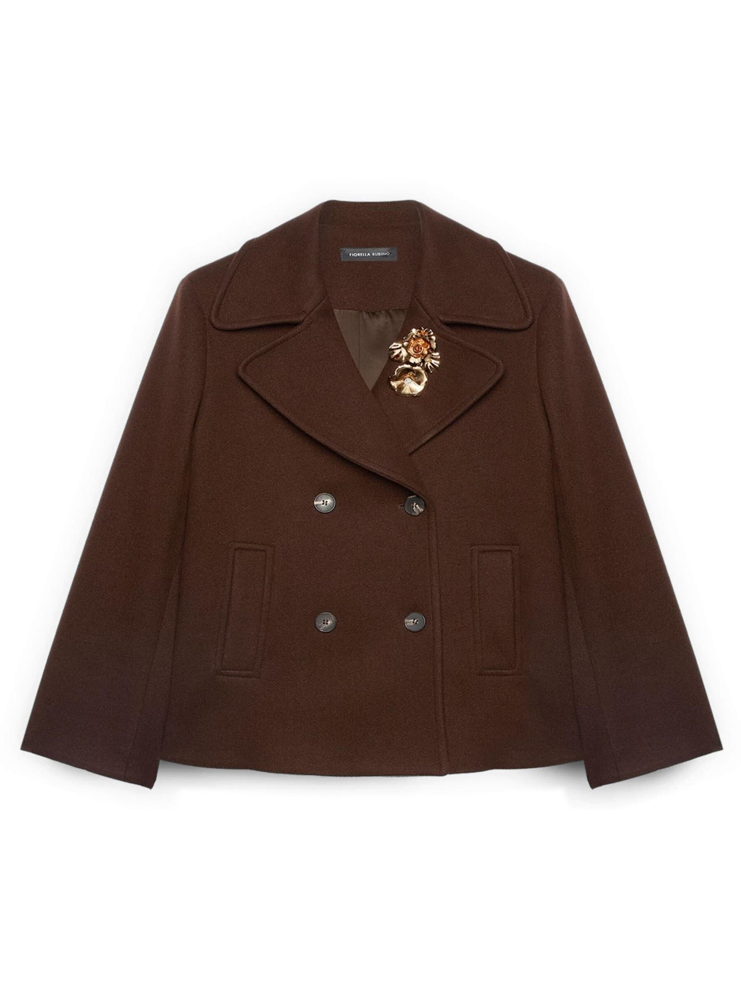 Cappotto invernale in XL Fiorella Rubino di colore marrone, Visualizzazione prodotti