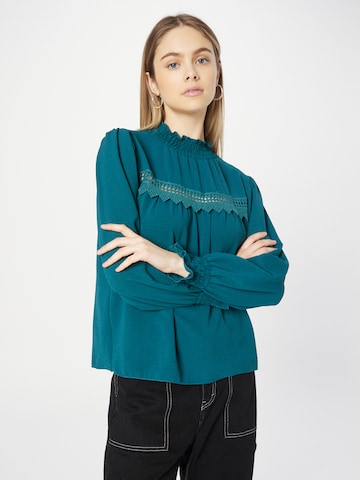 Sublevel Blouse in Blue: front