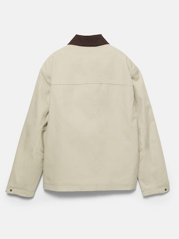 Pull&Bear Kurtka przejściowa w kolorze beżowy
