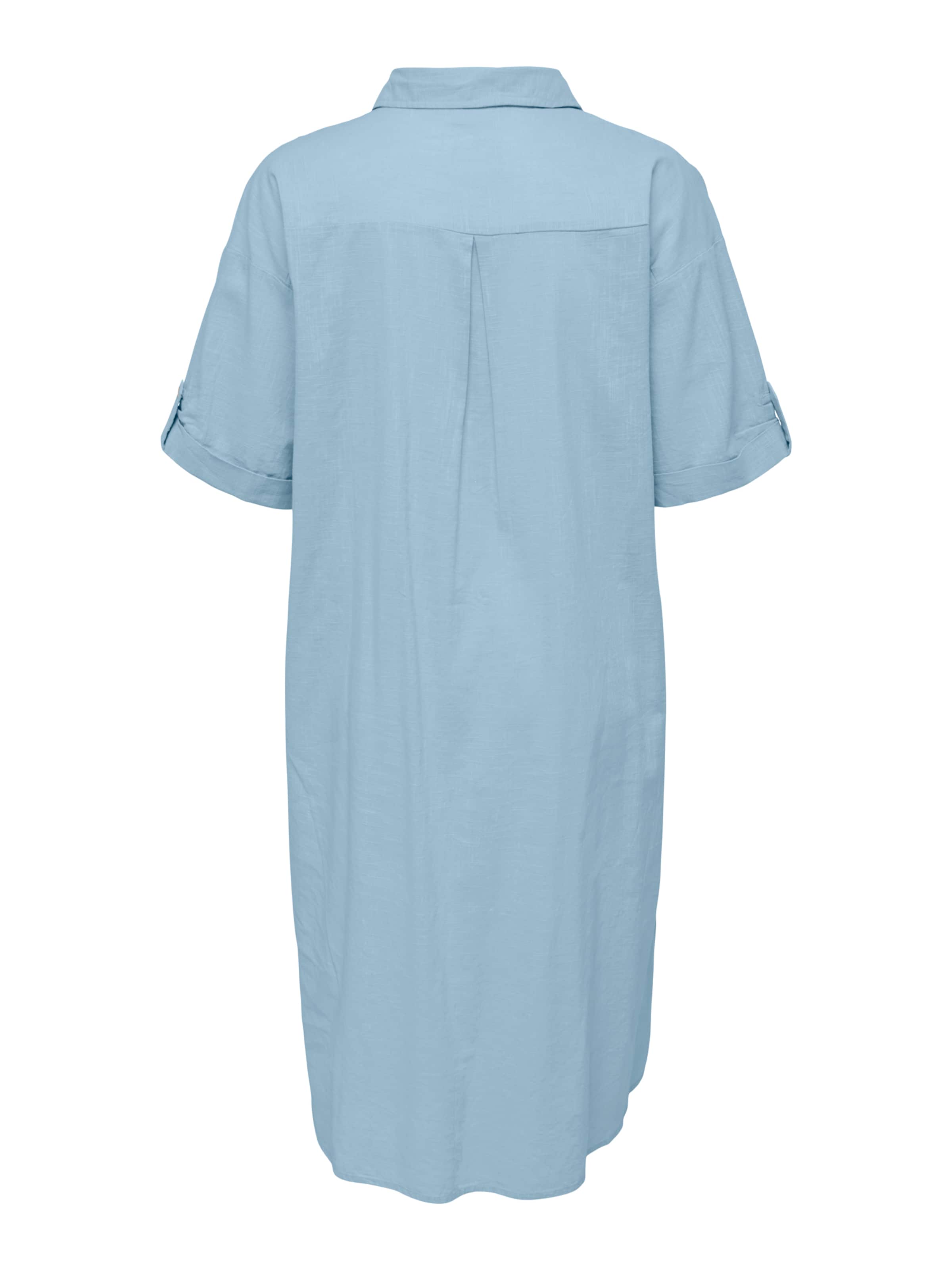 ONLY Carmakoma Skjortklänning i blå