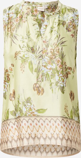 Cream Bluza 'Bahia' u svijetloplava / tamno smeđa / zelena / svijetlozelena / šljiva, Pregled proizvoda