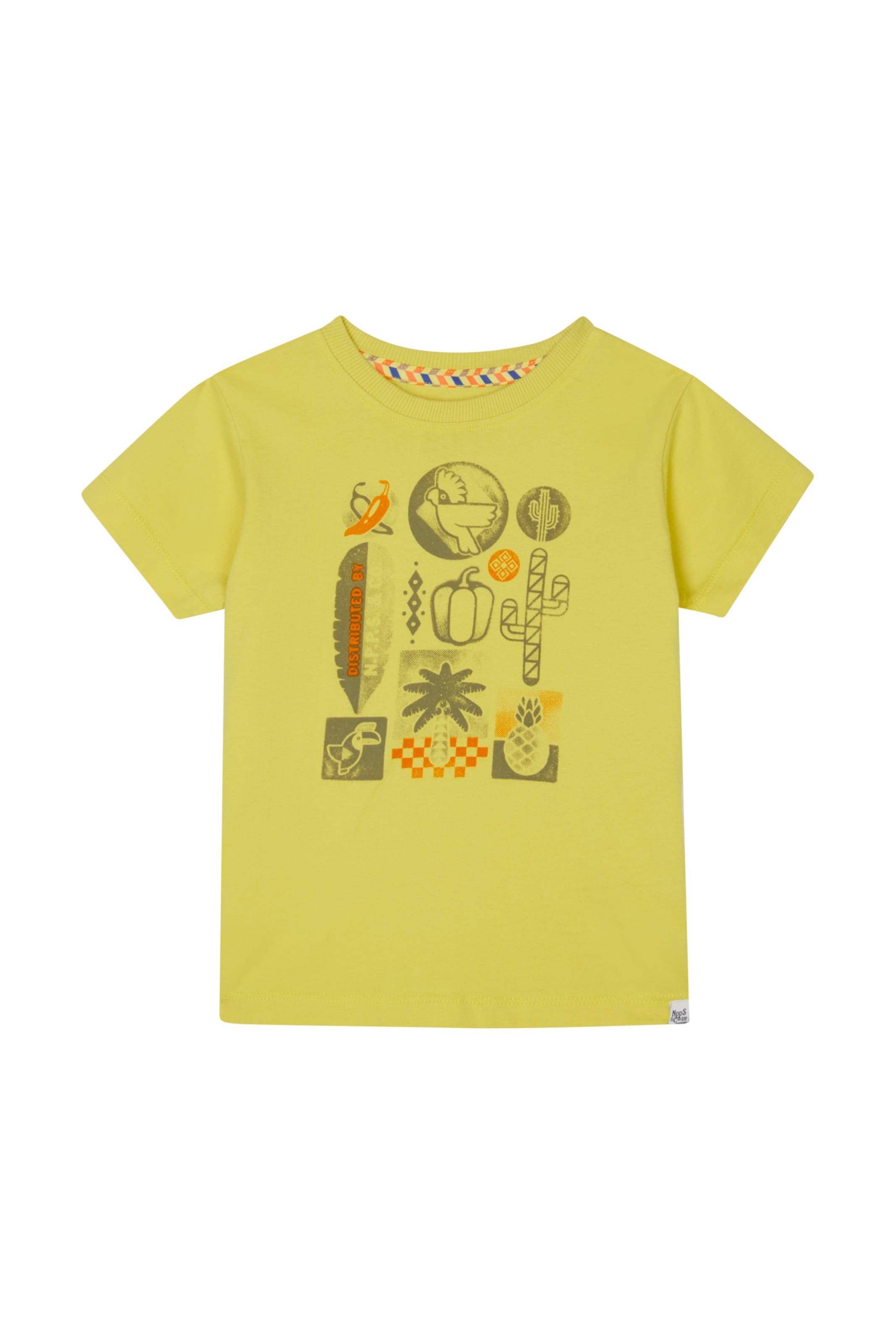 T-Shirt 'Lepanto' Noppies en jaune : devant