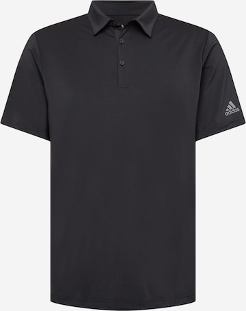 ADIDAS GOLF Funkcionalna majica | črna barva: sprednja stran