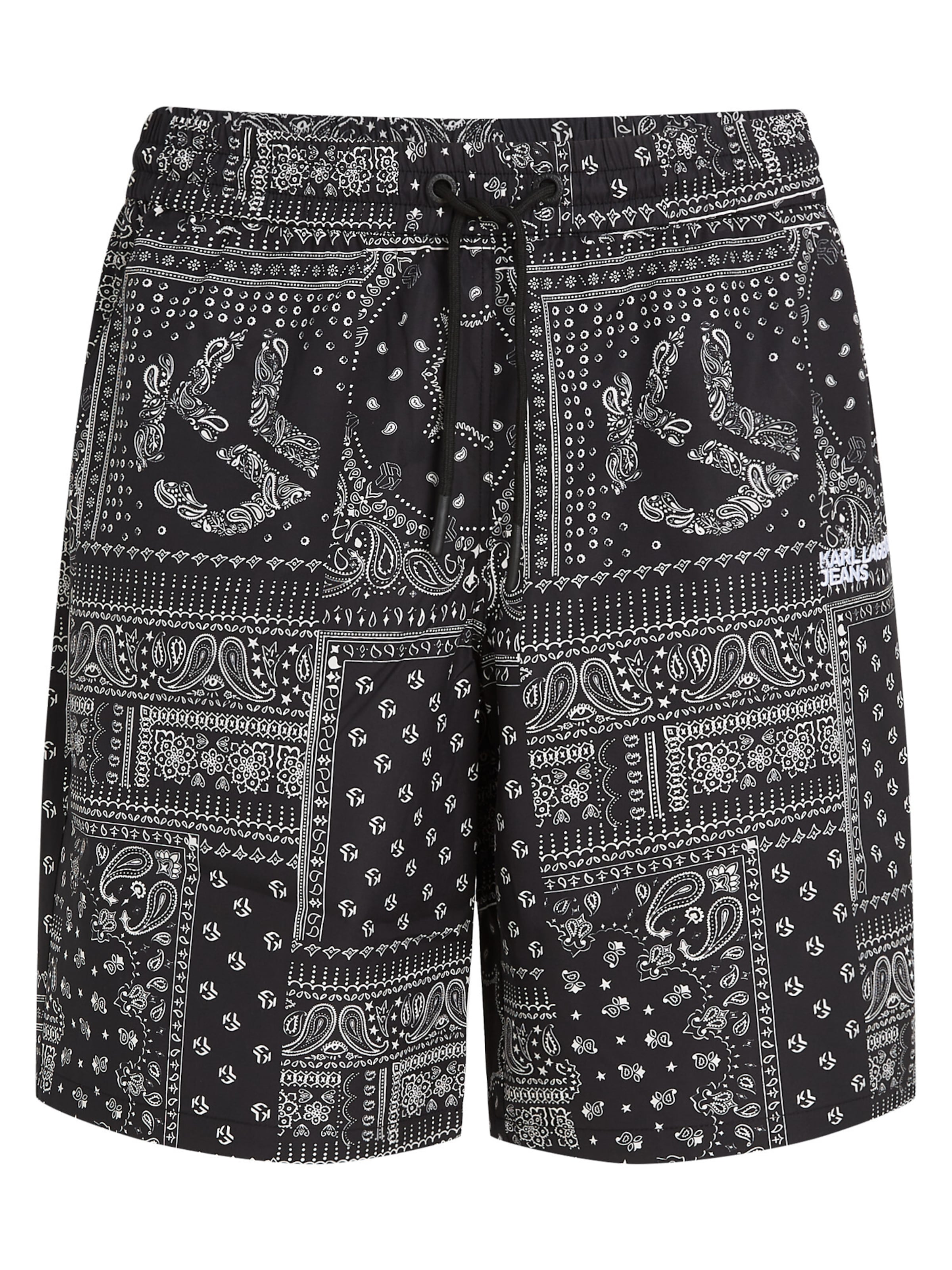 regular Pantaloni di KARL LAGERFELD JEANS in nero: frontale