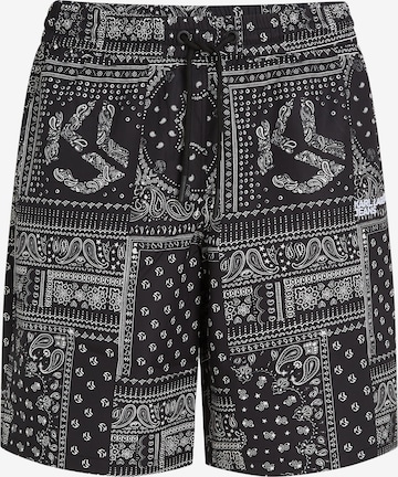 juoda KARL LAGERFELD JEANS Standartinis Kelnės: priekis