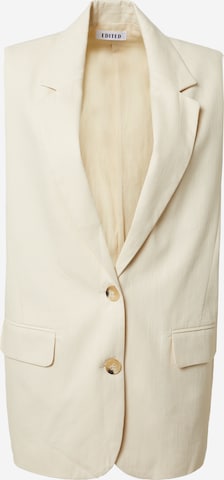 EDITED Gilet 'Tayra' in Beige: voorkant