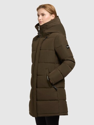 khujo - Sobretudo de inverno 'FALTD' em verde