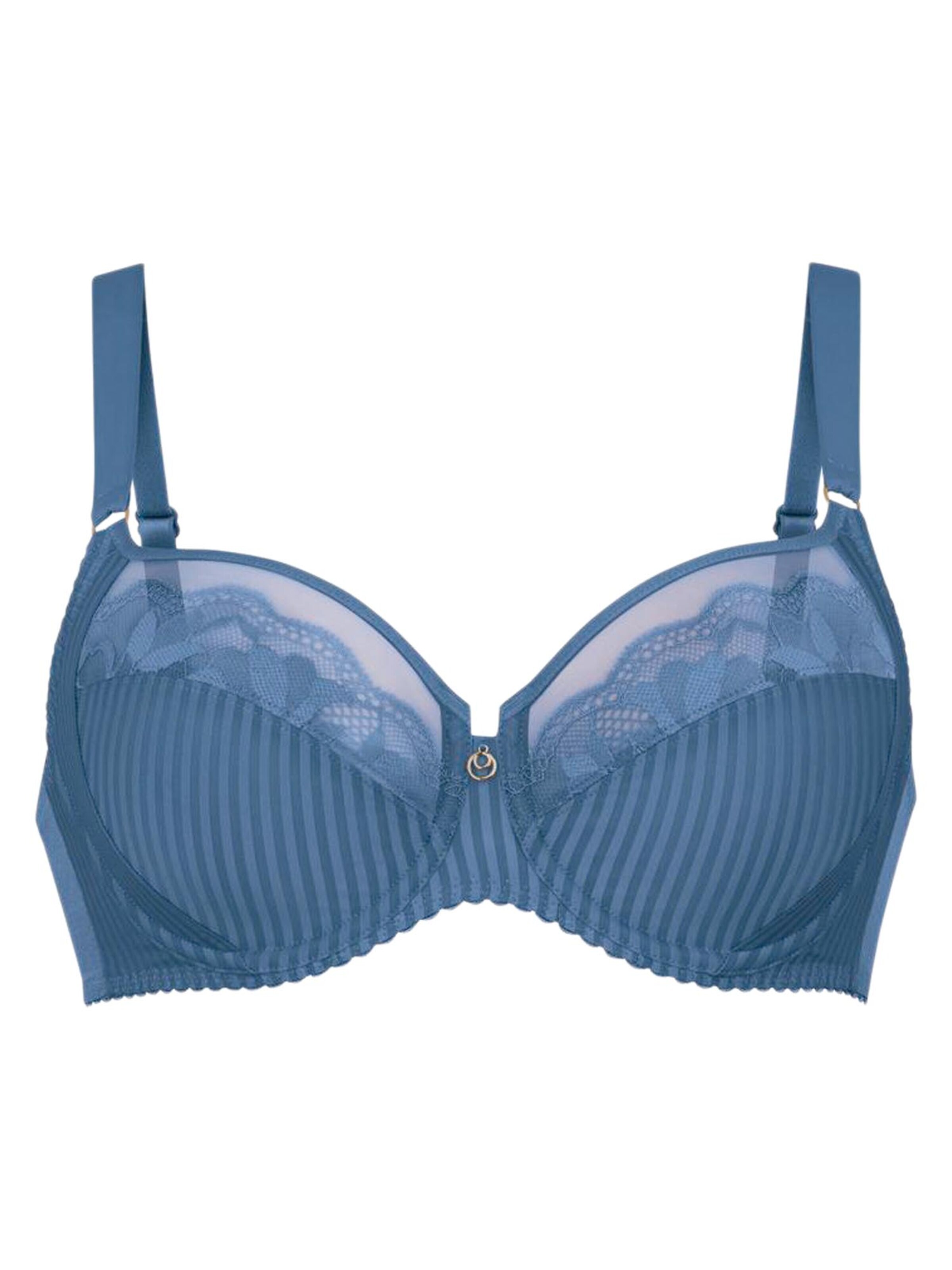 ROSA FAIA Klassisch BH 'Sita' in Blau: Vorderseite