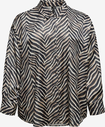 Vero Moda Curve - Blusa 'VMCVINA' en negro: frente