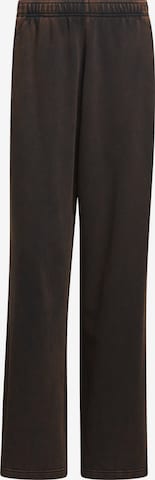 ADIDAS PERFORMANCEWide Leg/ Široke nogavice Sportske hlače - crna boja: prednji dio