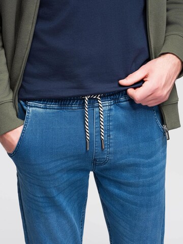Ombre Regular Hose in Blau