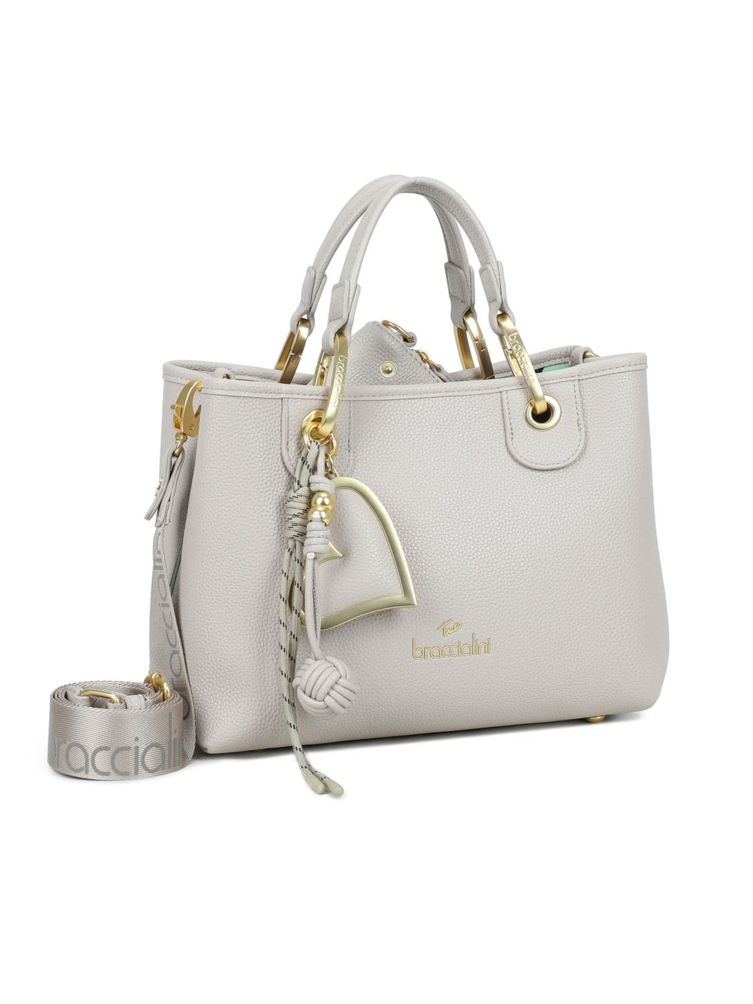 Borsa a mano 'Beth' di Braccialini in grigio