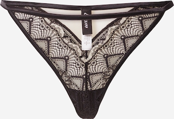 ETAM String 'CAPTIVANTE' in Black: front